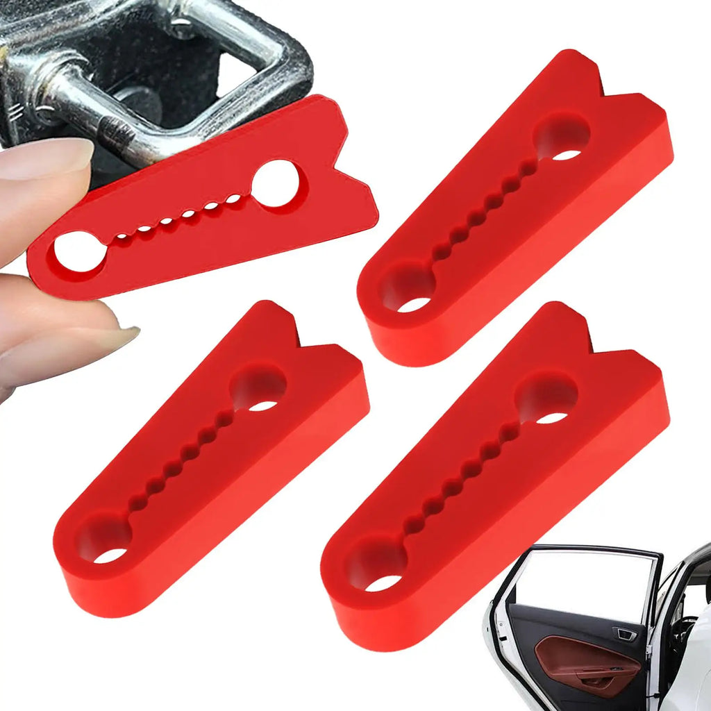 4pcs Silicone Car Door Cushion Buffer Anti-Shock Latch Cover Car Door Buffer Babs