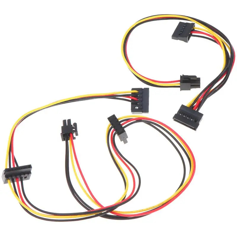 4-Pin to SATA Power Cable HDD SSD ATX Desktop PC Expansion SATA Power Cable Babs