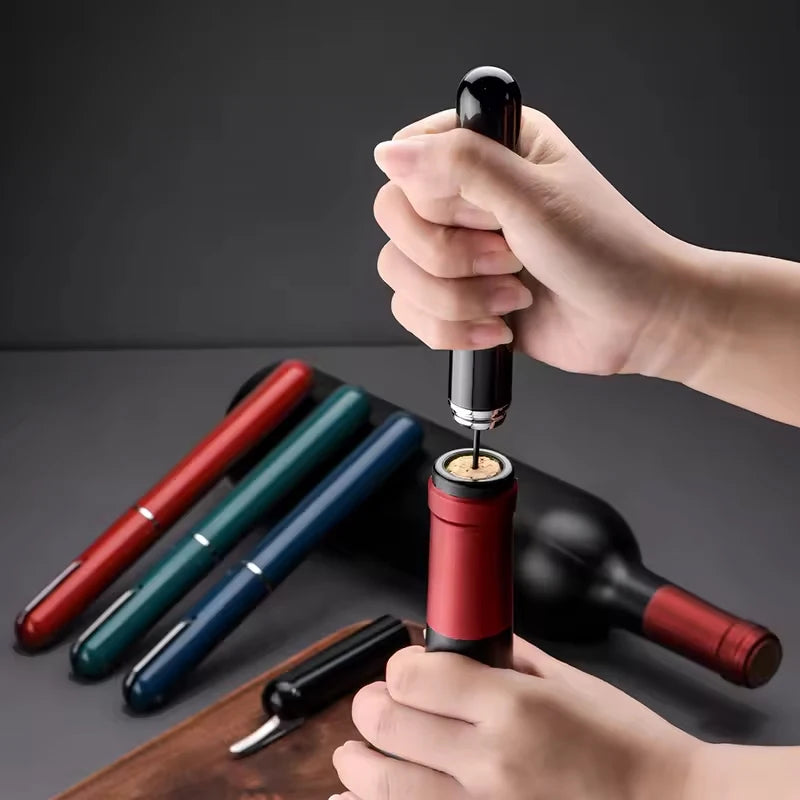Air Pump Wine Opener & Foil Cutter | Portable Pen-Style Wine Opener Babs