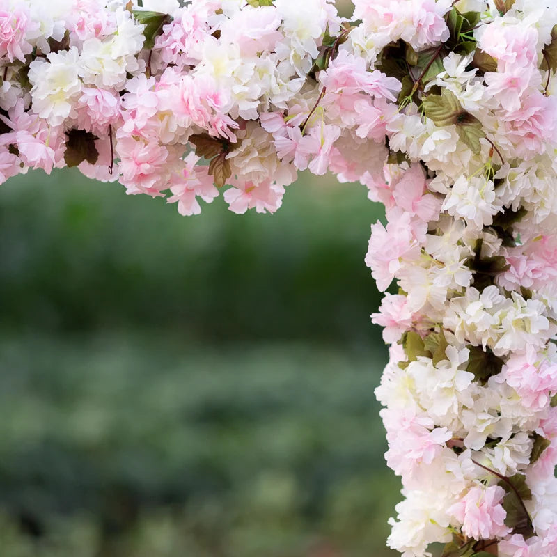230cm Artificial Cherry Blossom Sakura Garland | Silk Vine Artificial Flower Garland Babs