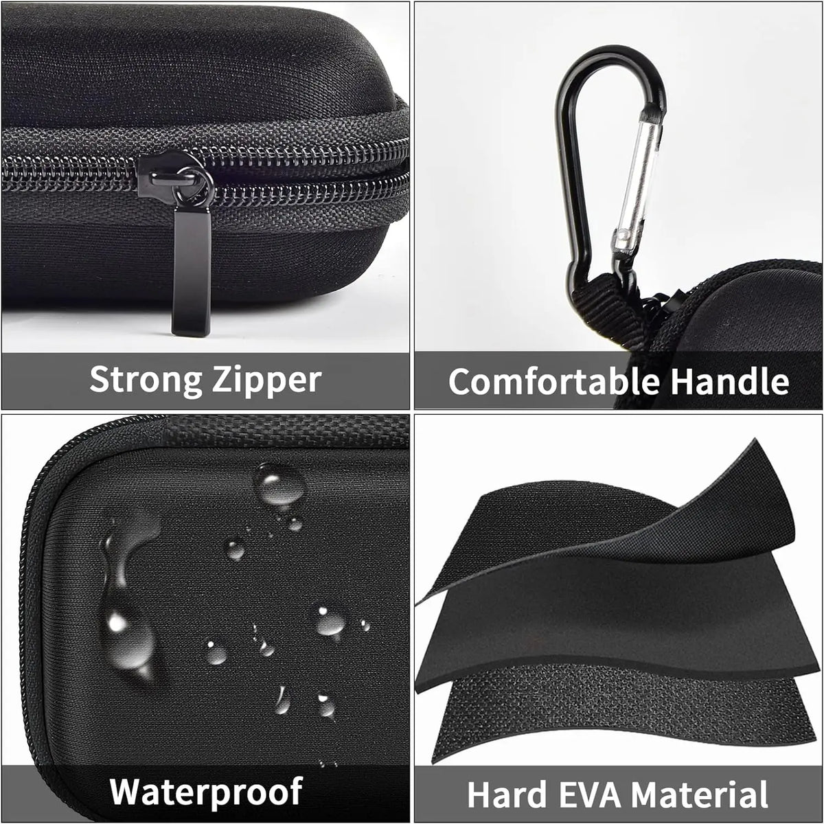Hard Case for SanDisk Extreme PRO Portable SSD & Crucial X8 SSD Carrying Case Babs