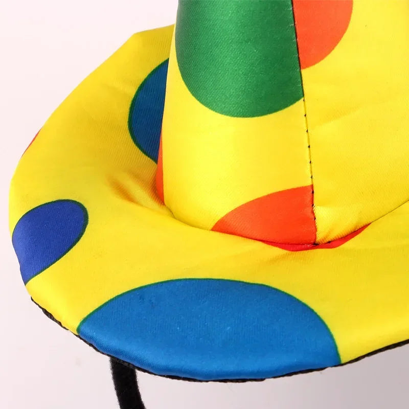 10pcs Clown Top Hat Headbands – Halloween Carnival Costume Props Costume Headband Babs