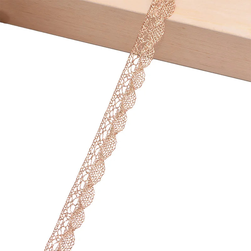Gold Braided Lace Trim Ribbon 5/10 Yards – Sewing & Crafts Lace Trim Ribbon Babs