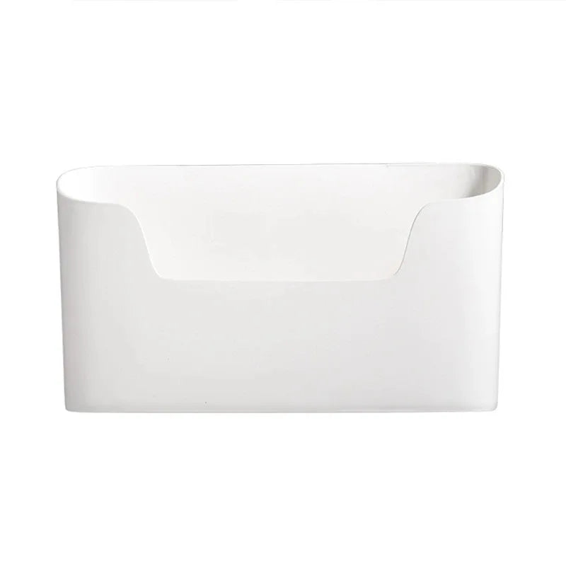 Wall-Mounted Kitchen Storage Box | Cabinet & Fridge Organizer Kitchen Storage Rack Babs WHITE 1-tier