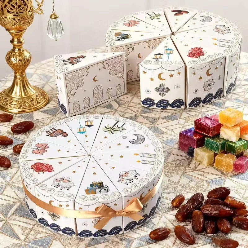 10-Pc Ramadan Countdown Calendar Cake Gift Boxes – Eid 2026 Holiday Gift Boxes Babs