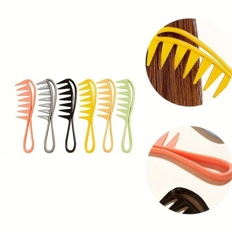 Retro Men's Hair Comb – Hollow 3D Handle for Styling & Massage Men's Hair Comb Babs