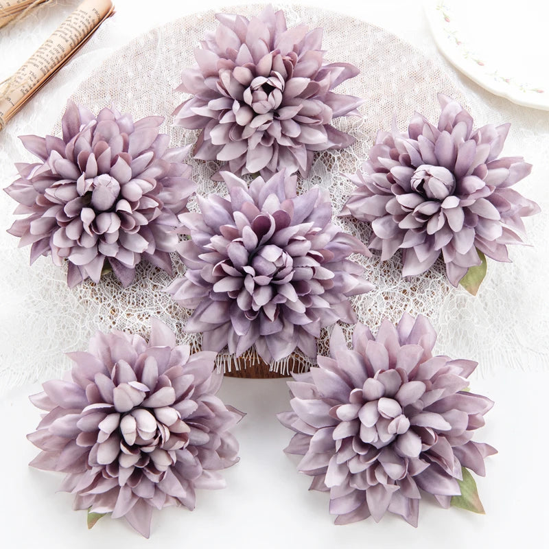 5/10Pcs Silk Gerbera Artificial Flowers for Wedding & Home Décor Artificial Silk Flowers Babs color 10 10pcs