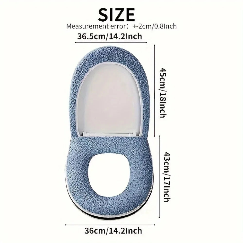 Winter Thickened Toilet Seat Cushion Set – Machine Washable Toilet Seat Cushion Babs