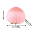 Cartoon Peach Squishy Fidget Toy – Slow Rising Squeeze Ball Squishy Fidget Toy Babs Pink