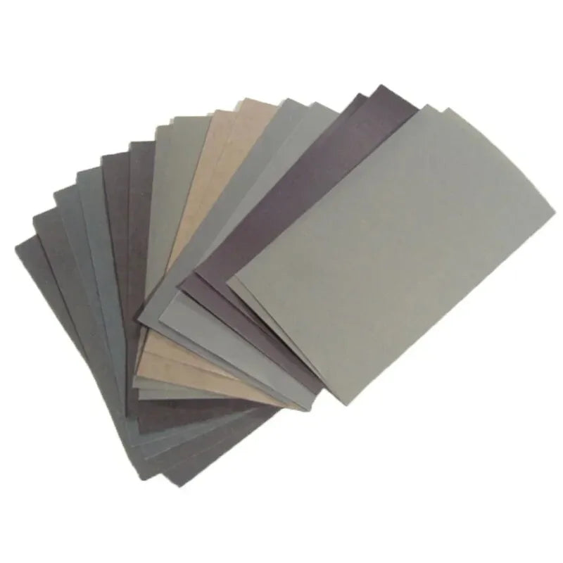 15-Piece Wet & Dry Sandpaper Set – 400 to 3000 Grit Abrasive Sandpaper Set Babs