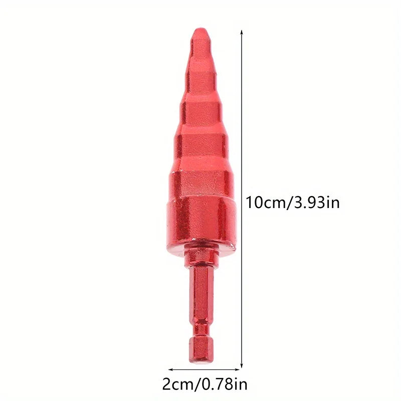 5-in-1 Copper Pipe Expander Swaging Drill Bit Set – HVAC Tool Pipe Expander Tool Babs Red