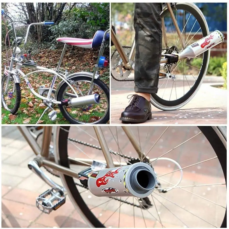 Turbine Exhaust Pipe Accessory for BMX, MTB & Mountain Bikes Bike Exhaust Accessory Babs