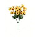 Silk Daisy Artificial Bouquet – Wedding & Home Decoration Artificial Flower Bouquet Babs YELLOW 1 piece