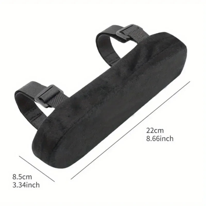 2Pcs Office Chair Armrest Cushion Pads – Plush Foam Elbow Cover Chair Armrest Cushion Babs