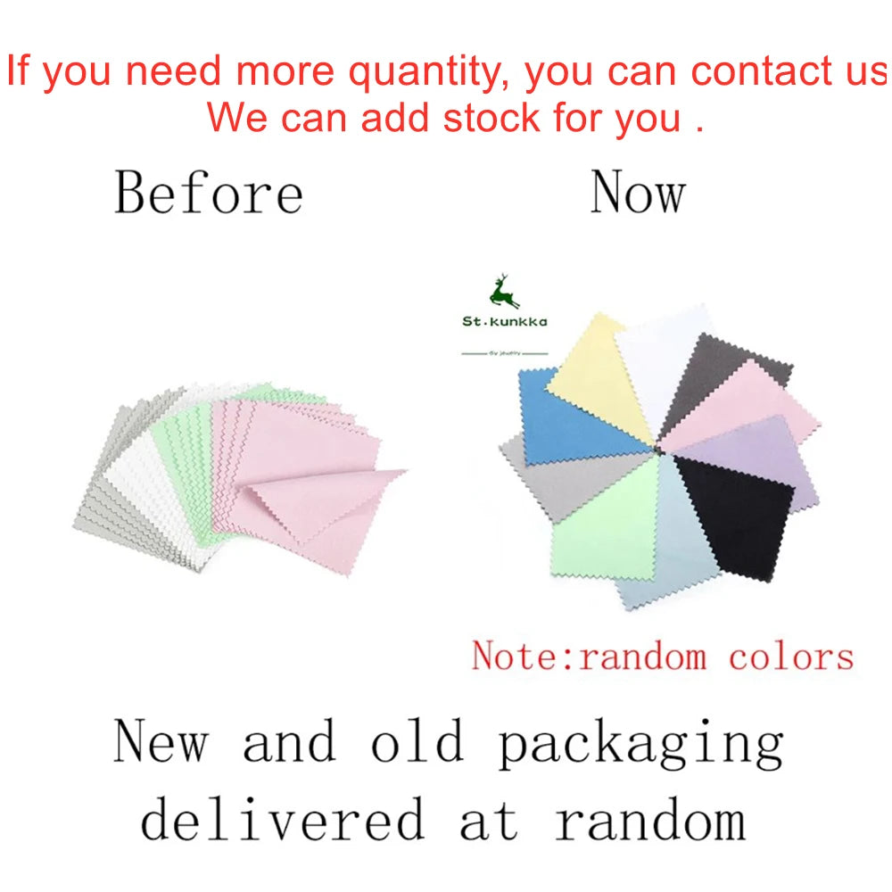 50pcs Jewelry Polishing Cloths for Silver, Gold & Platinum Jewelry Polishing Cloth Babs
