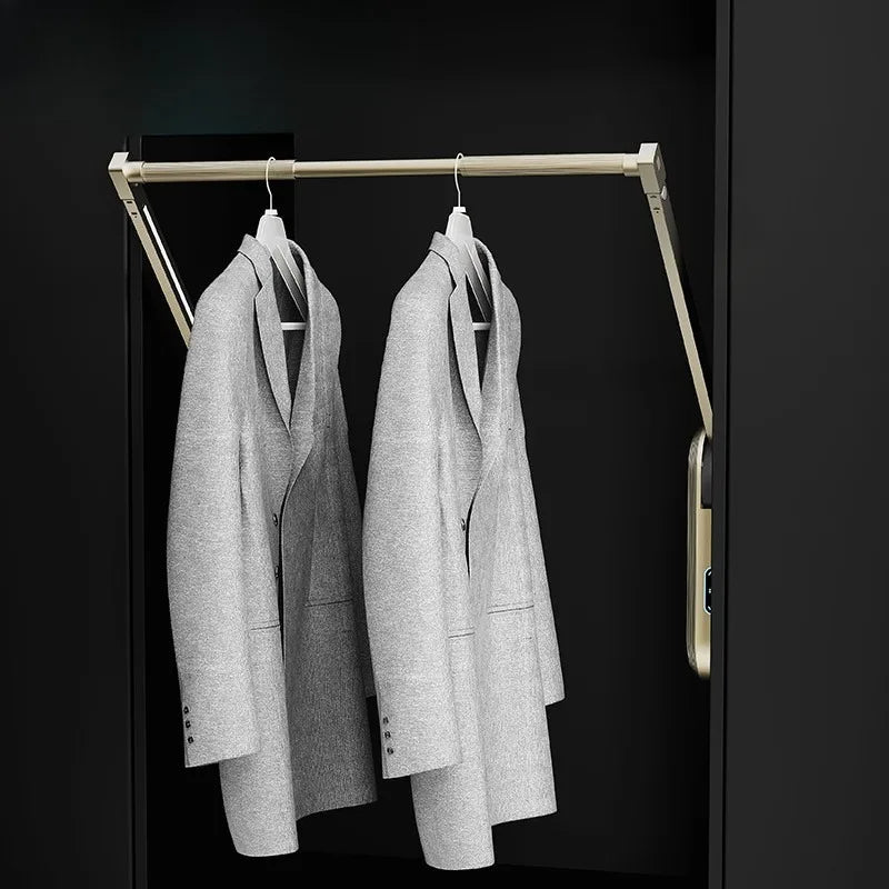 Electric Lifting Clothes Rack – Telescopic Wardrobe Closet Organizer Electric Clothes Rack Babs