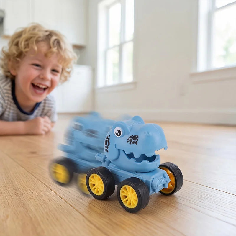 12pcs Dinosaur Pull-Back Car Toys – Kids Party Favors & Gifts Pull-Back Toy Cars Babs