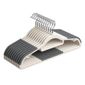 10-Pack Anti-Slip Slim Clothes Hangers | Space-Saving Wardrobe Clothes Hangers Babs Grey 10pcs