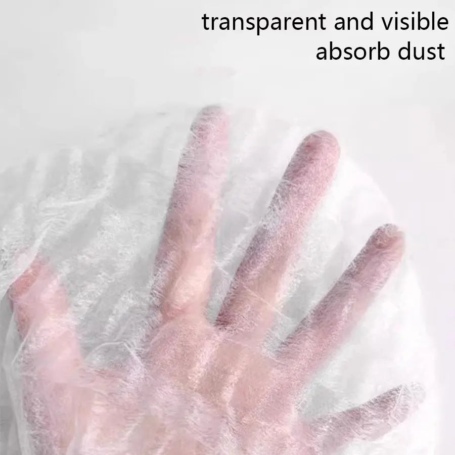 100-Pack Disposable Non-Woven Broom Covers – Dust & Hair Trap Disposable Broom Cover Babs