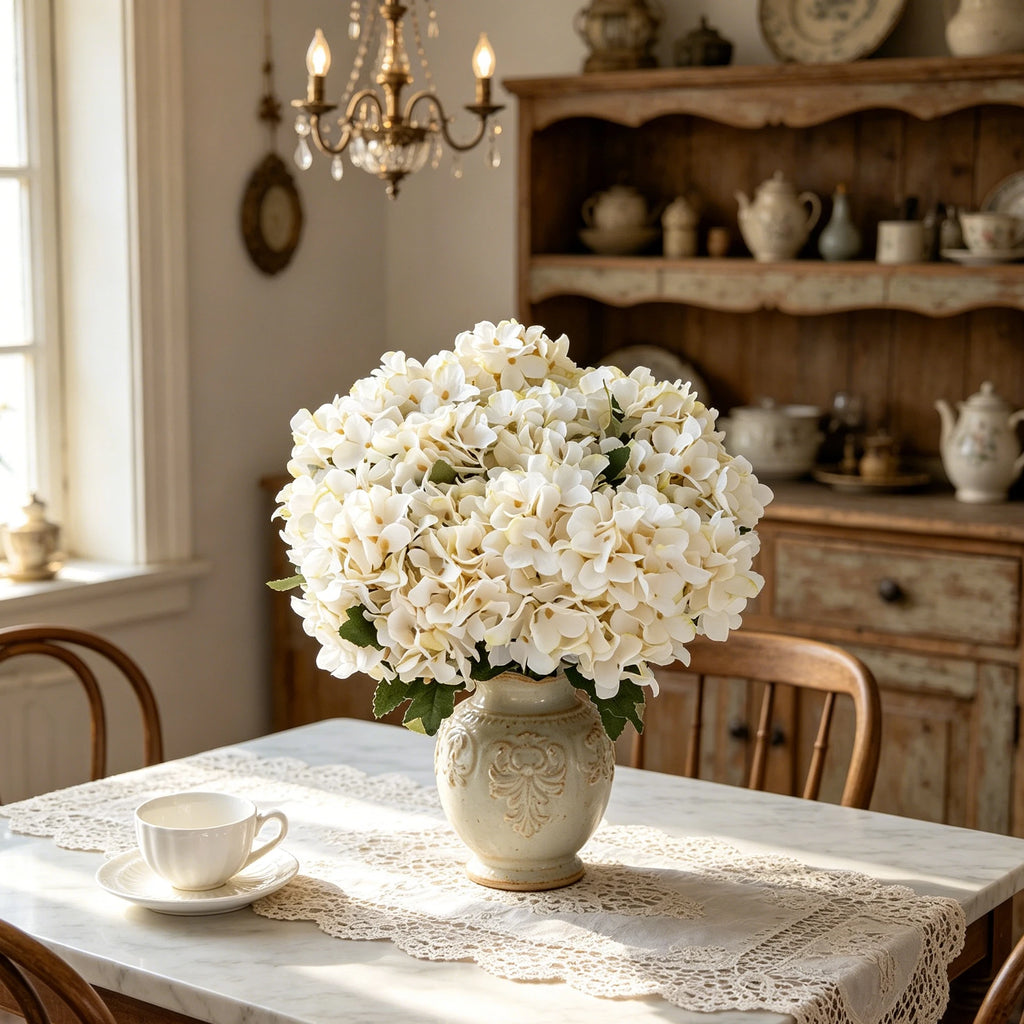 Silk Hydrangea Artificial Flowers for Wedding & Home Décor Artificial Silk Flowers Babs