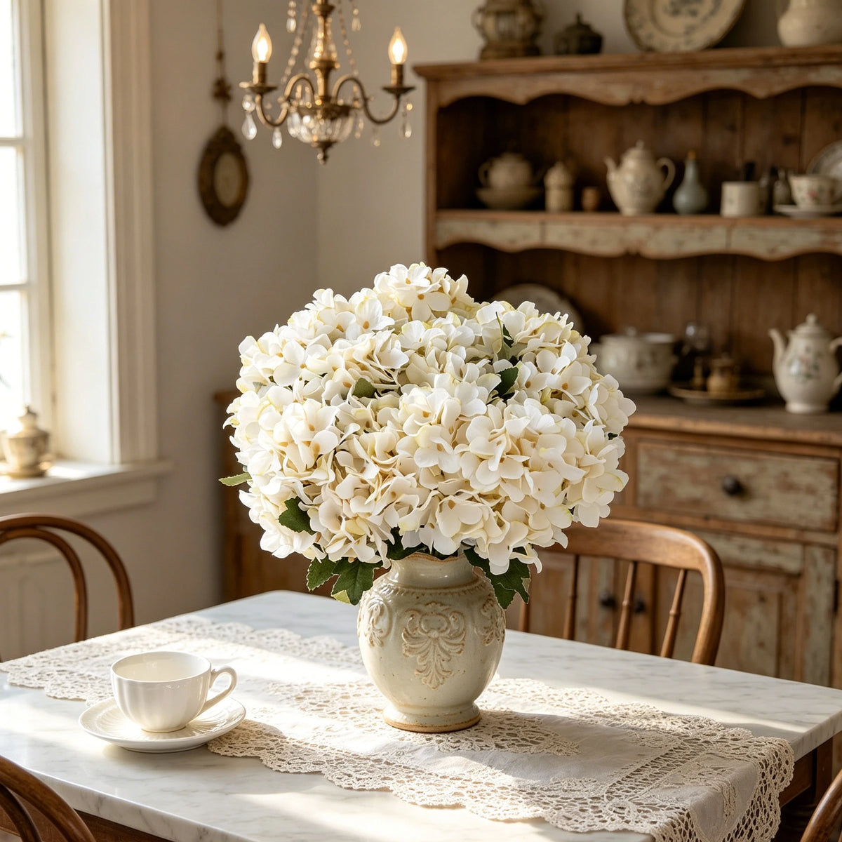 Silk Hydrangea Artificial Flowers for Wedding & Home Décor Artificial Silk Flowers Babs