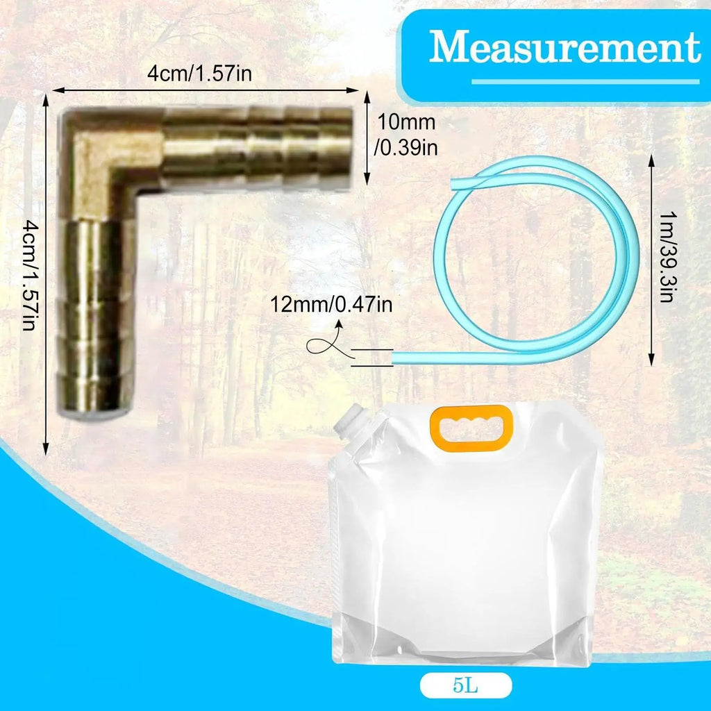 Maple Syrup Tapping Kit – L-Shaped Tap & Food-Grade Tubing Tree Tapping Kit Babs