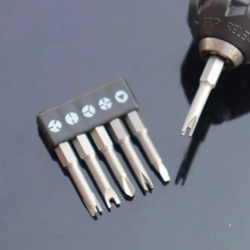 4-Set Special Screwdriver Bits – Y, Triangle, U & Cross, 50mm Screwdriver Bit Set Babs