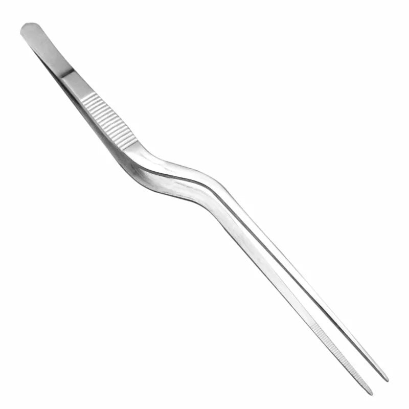 304 Stainless Steel Kitchen Tweezers & BBQ Tongs – 3 Sizes Kitchen Tongs Babs