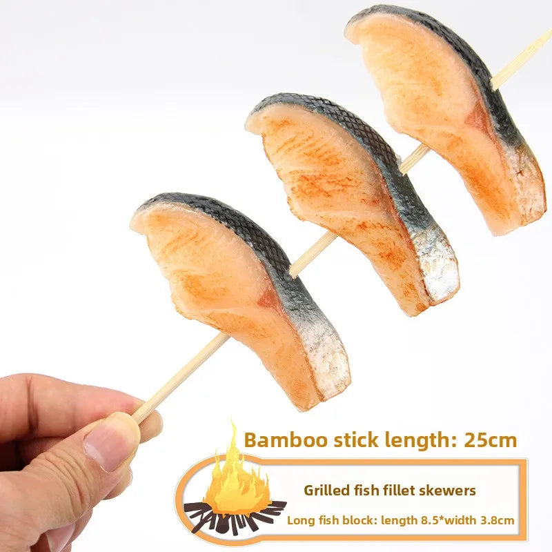 Realistic Fake BBQ Skewer Model – Display Prop & Home Decor Fake Food Prop Babs B