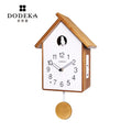 European 3D Cuckoo Pendulum Wood Wall Clock – Silent Quartz Pendulum Wall Clock Babs Style 1 31.6X19.7X11.8CM