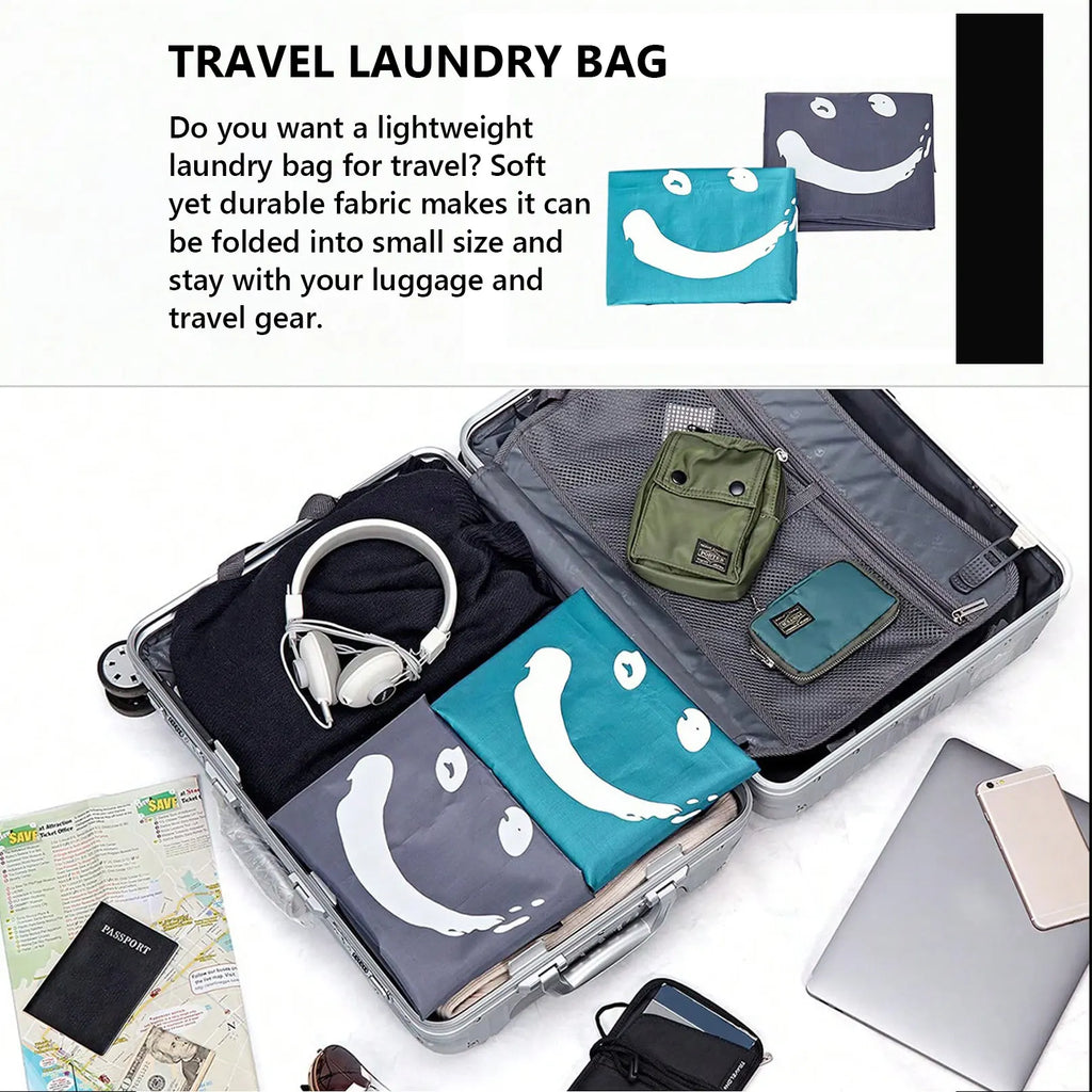 Extra Large Travel Laundry Bag with Drawstring – Heavy Duty Travel Laundry Bag Babs