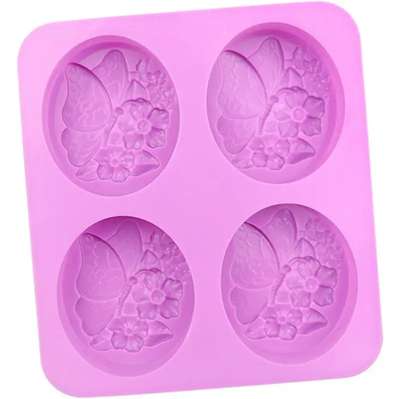 4-Hole Honeycomb Silicone Mold – Candy, Soap & Candle DIY Silicone Craft Mold Babs