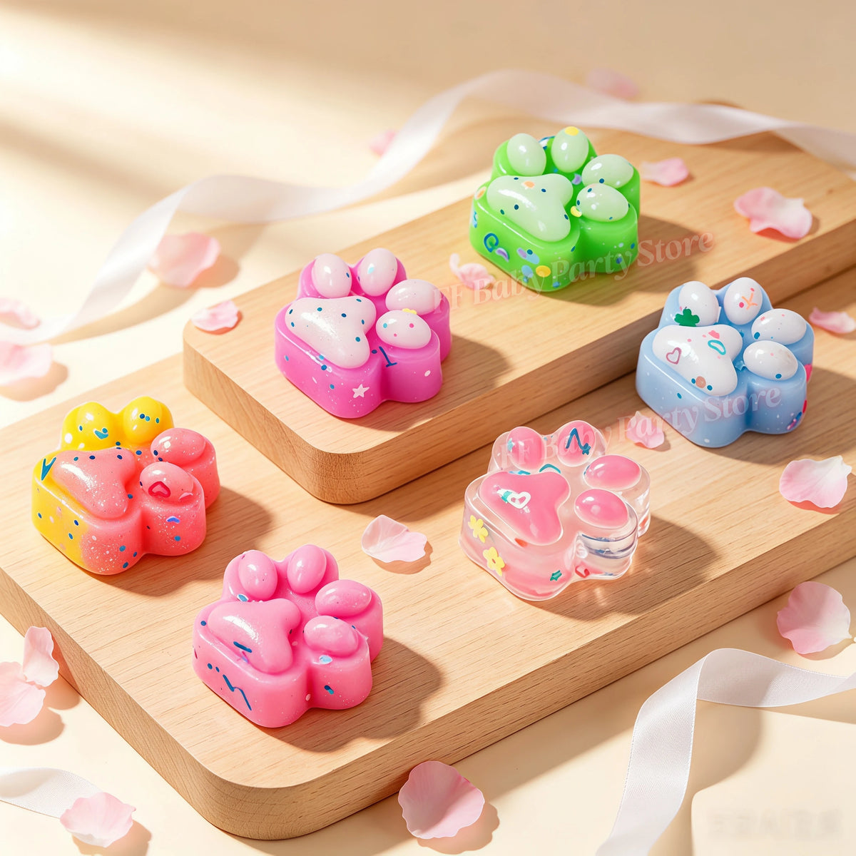 Mini Cat Claw Squishy Fidget Toys – Kids Party Favors & Gifts Squishy Fidget Toy Babs