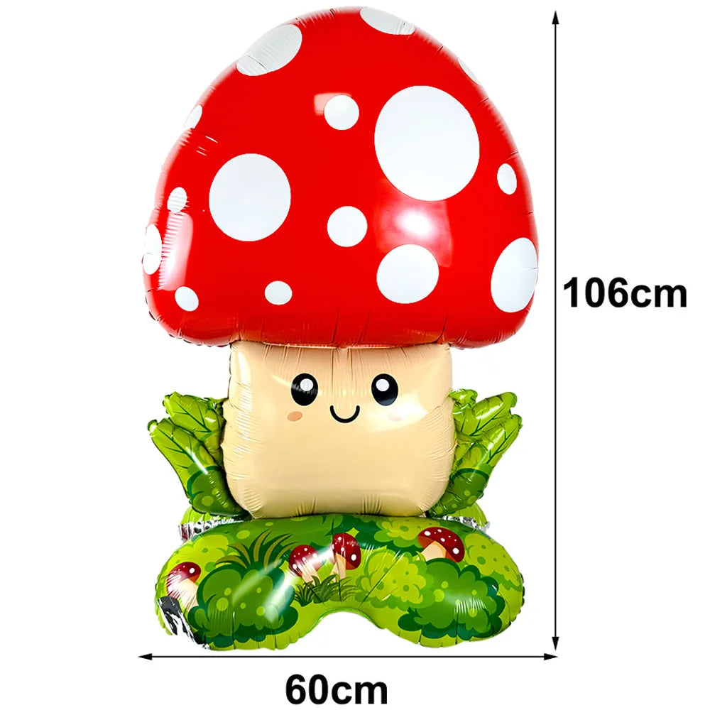 Fairy Mushroom Butterfly Rabbit Foil Balloon Set – Party Decor