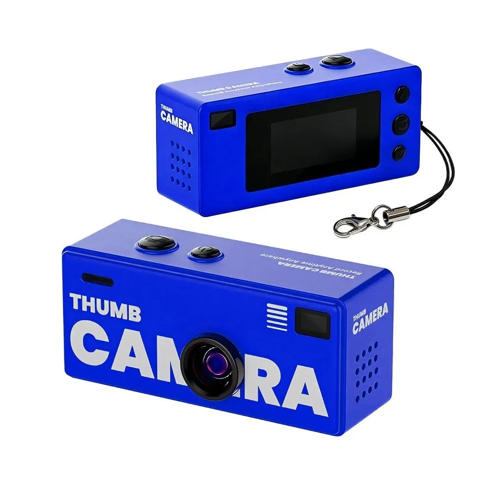 KEBIDUMEI 1080P Thumb Mini Camcorder – Pocket Camera Mini Pocket Camcorder Babs Blue