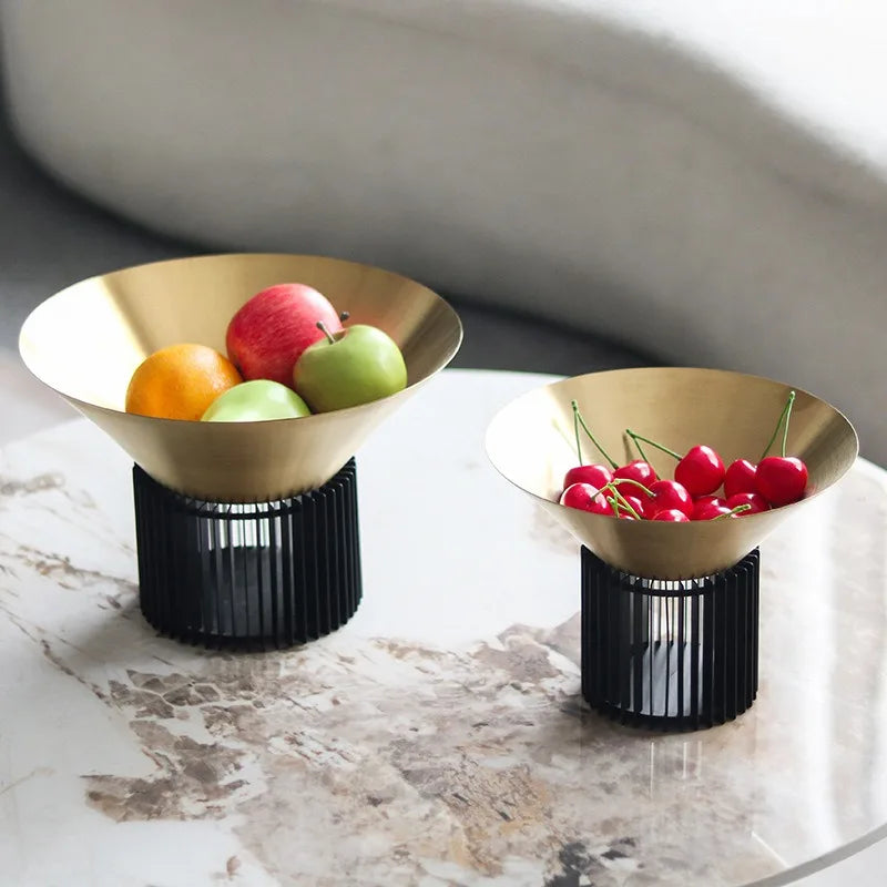 Light Luxury Metal Fruit Plate & Decorative Storage Tray Decorative Storage Tray Babs