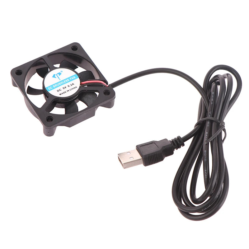 DC5010 Silent 5V USB Cooling Fan 50x50mm Replacement Part PC Cooling Fan Babs
