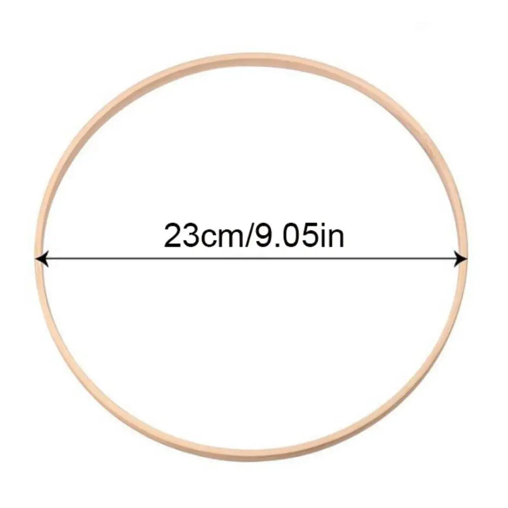 Bamboo Hoop Ring 10–30cm | Wreath & Craft Frame Bamboo Craft Hoop Babs 23CM