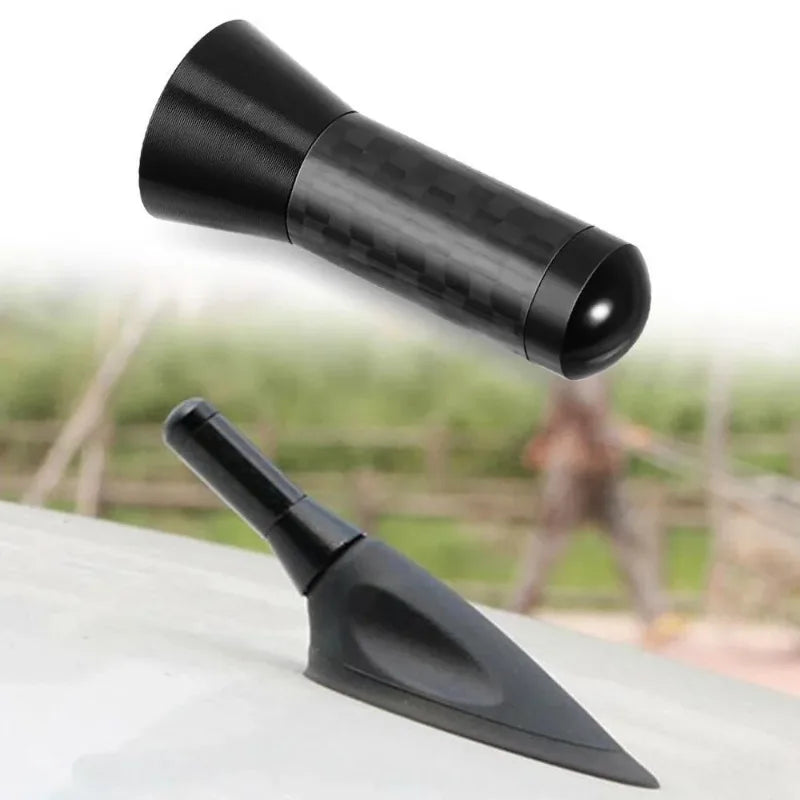 Carbon Fiber Short Mast Screw Antenna for Mercedes-Benz Car Antenna Babs