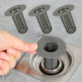 4-Pack Anti-Clog Hair Catcher Shower & Sink Drain Filter Drain Hair Catcher Babs Dark Grey