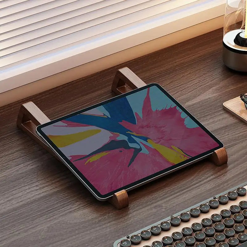 Foldable Bamboo Laptop Stand | Ergonomic 12° Cooling Design Laptop Stand Babs