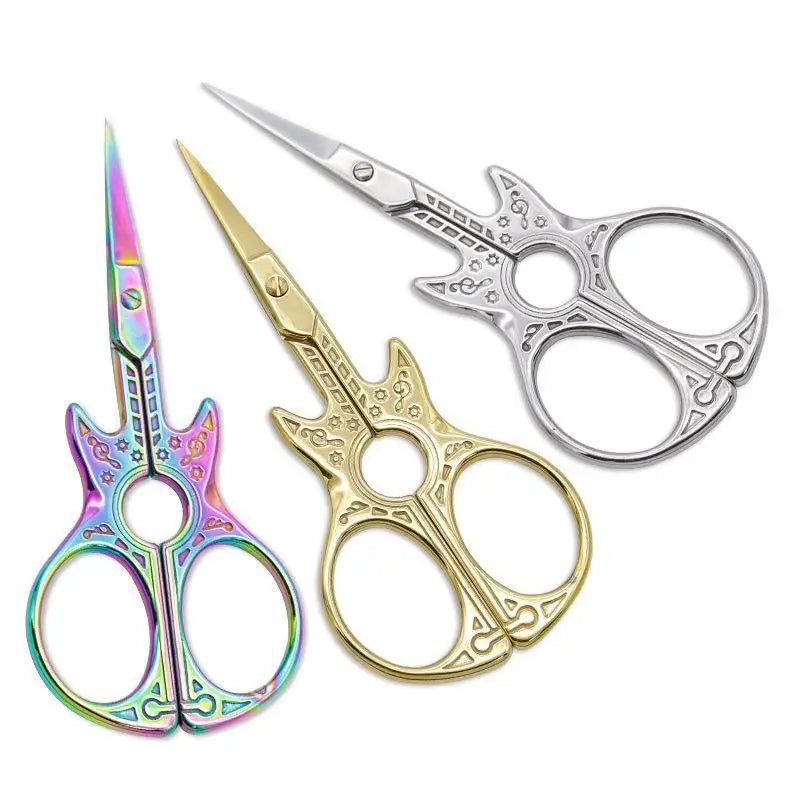 Guitar Pattern Dressmaker Shears – Stainless Steel Sewing Scissors Dressmaker Shears Babs