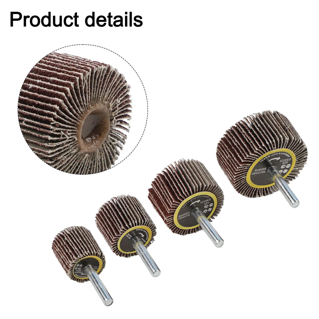 4PCS 80 Grit Sanding Flap Discs 25–50mm Grinding Wheels Set Sanding Flap Disc Set Babs