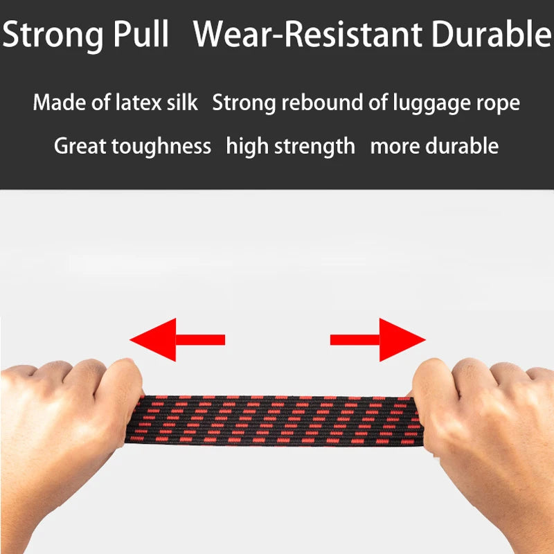 Elastic Bungee Cord with Hooks – Bike, Motorcycle & Roof Rack Bungee Cargo Strap Babs