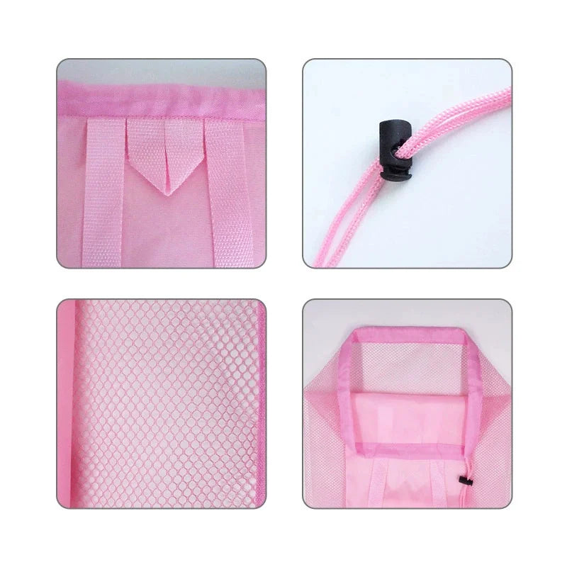 Mesh Travel Backpack Beach Bag Toiletry Pouch Compression Sack Mesh Travel Backpack Babs
