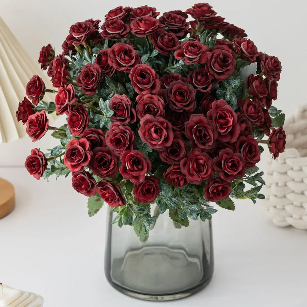 Artificial Silk Rose Bouquet – Wedding & Home Décor Gift Artificial Flower Bouquet Babs