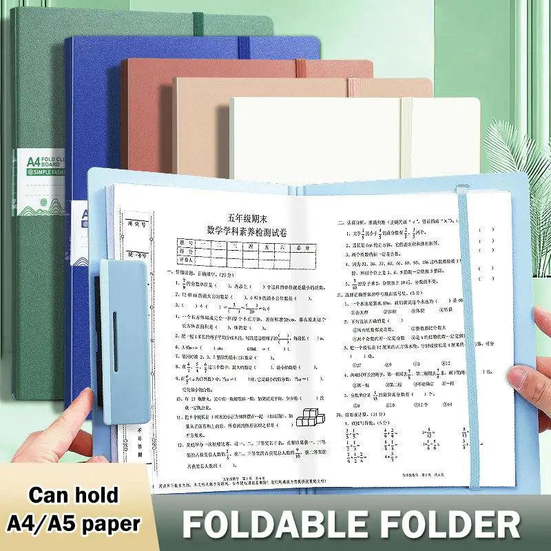 Foldable A4 to A5 Folder Board – Document File Organizer Foldable File Folder Babs