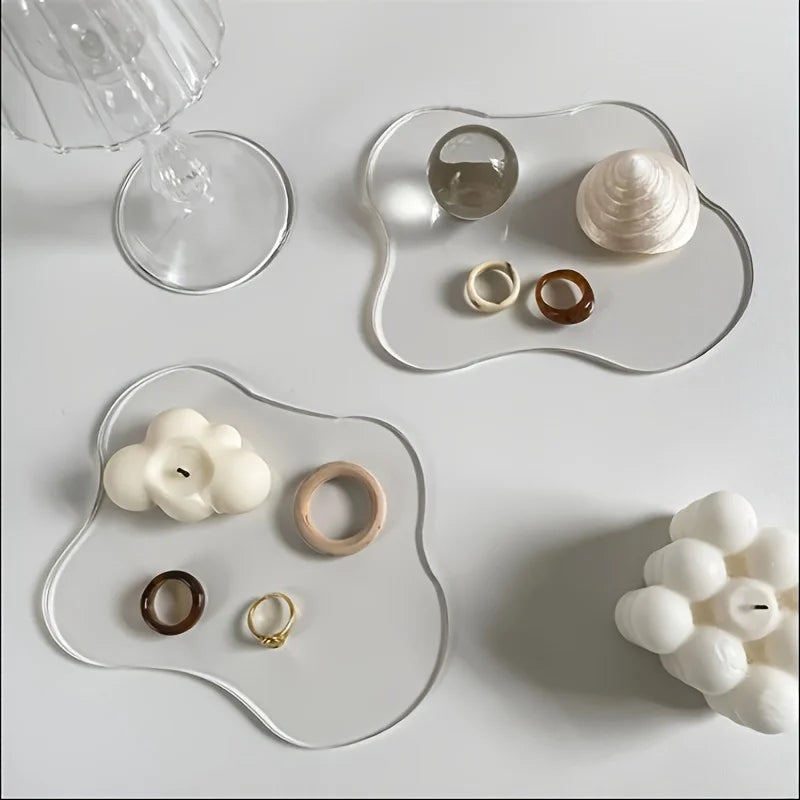 Acrylic Cloud-Shaped Coaster – Heat-Resistant Non-Slip Drink Mat Acrylic Coaster Babs
