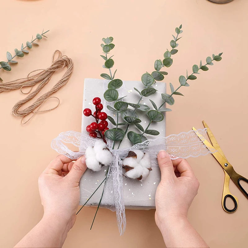 Artificial Eucalyptus Leaves Fake Plants – Wedding & Home Decor Artificial Leaves Babs