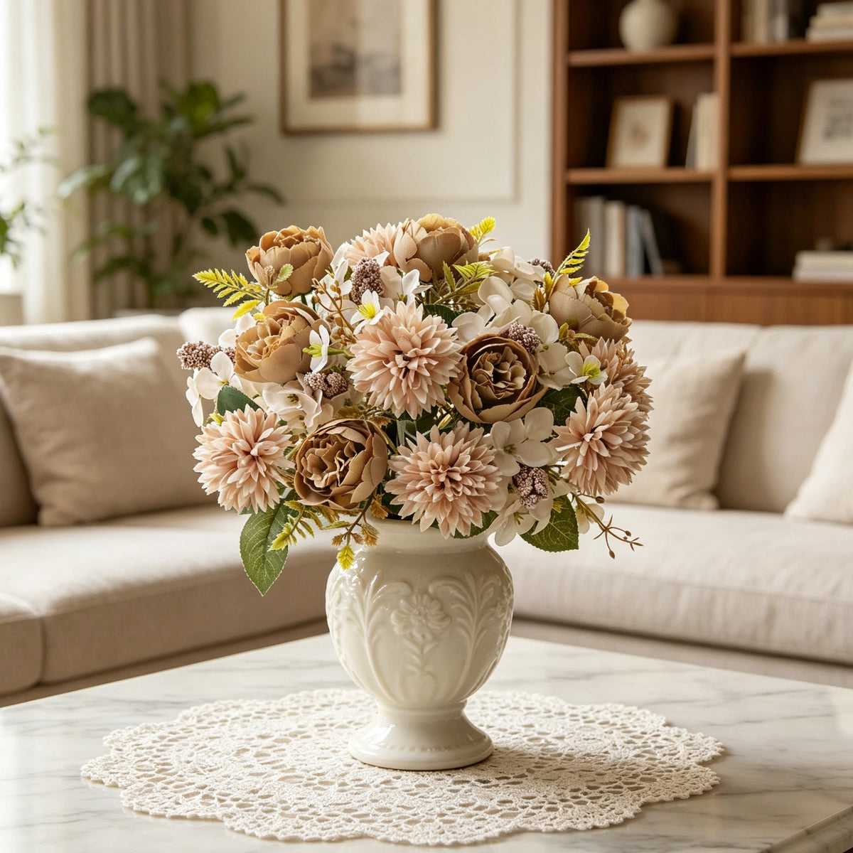 Artificial Silk Rose & Chrysanthemum Flowers – Wedding Décor Artificial Silk Flowers Babs